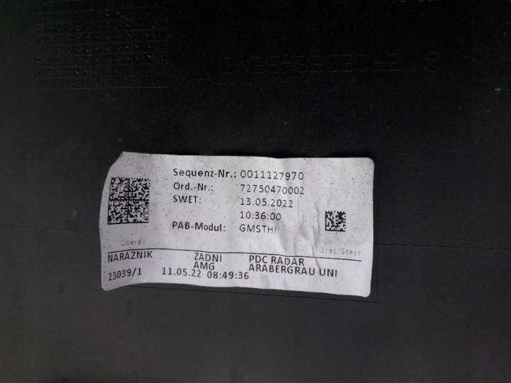 G-KLASA W463 PAQUET AMG G63 PARE-CHOCS AVANT ARRIÈRE 18-
