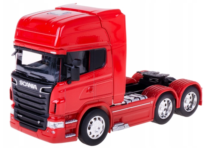 MODÈLE 1:32, SCANIA V8 R730, ROUGE