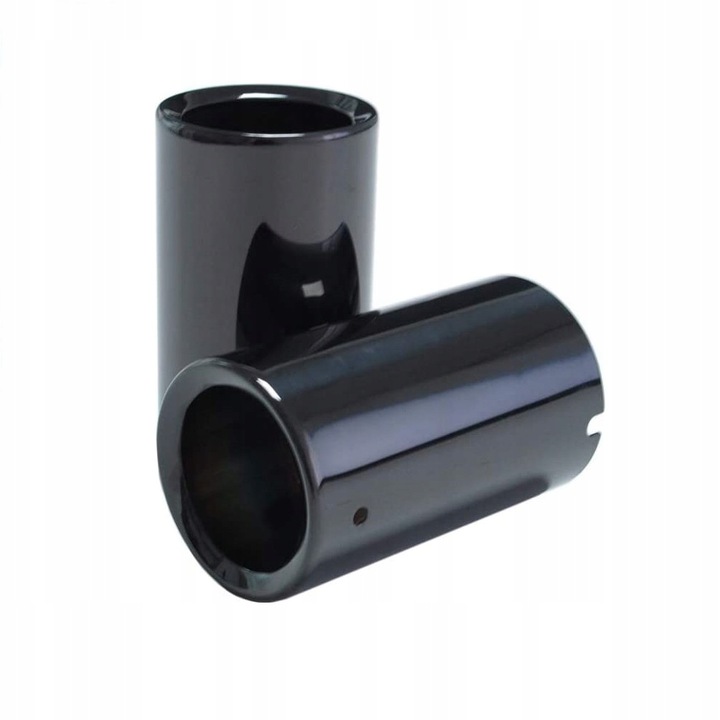 EMBOUT ÉCHAPPEMENT SILENCIEUX BMW NOIR CHROME 70 MM