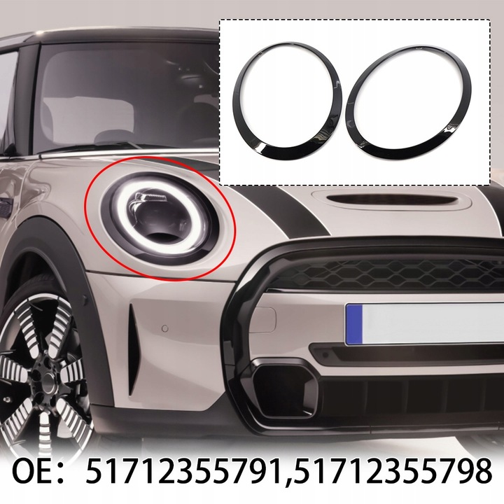 PARA MINI COOPER F55 F56 F57 FARO ANILLO WY 