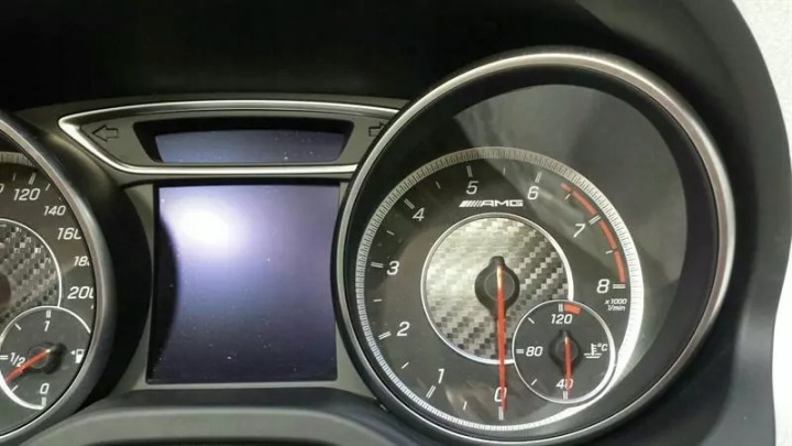 MERCEDES A45 AMG W176 KIT WSKAZNIKOW A1769006204 COMPTEUR DE VITESSE MPH M1…