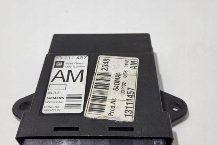 MODULE AVANT DROITS PORTES OPEL VECTRA B BERLINE COMPACTE (38_) 5WK46002 1.9L