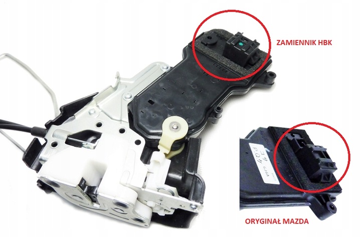 CERRADURA DE PUERTA PARTE DELANTERA IZQUIERDO VOLANTE MAZDA 6 2002-2007 