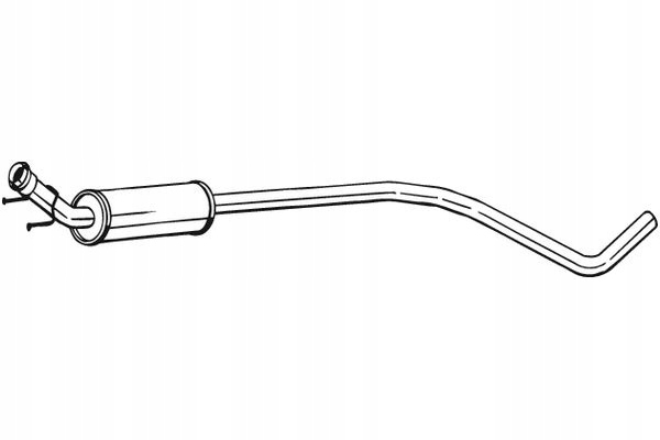 BOSAL SILENCIADOR SISTEMAS DE ESCAPE CENTRAL DS DS 4 CITROEN C4 C4 I C4 