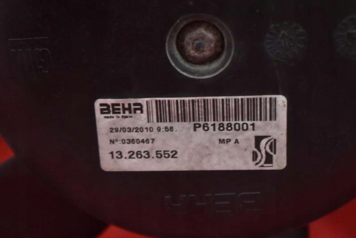 VENTILATEUR 51797134 FIAT GRANDE PUNTO 3 III 1.4 8V 77 KM 05-10
