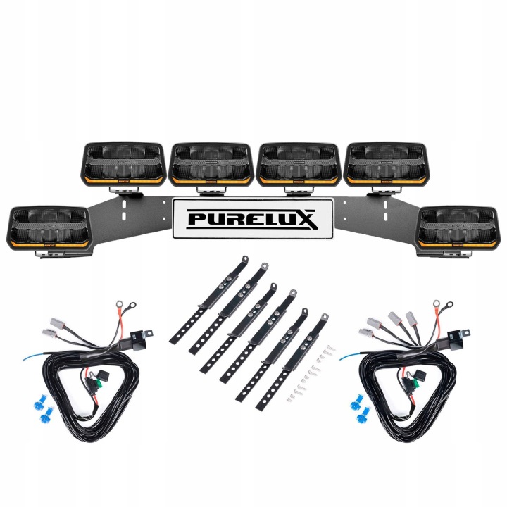 PURELUX PANTHER 11 PHARE PROJECTEUR LONGUE PORTÉE AVERTISSEMENT R65 24 CM 170W