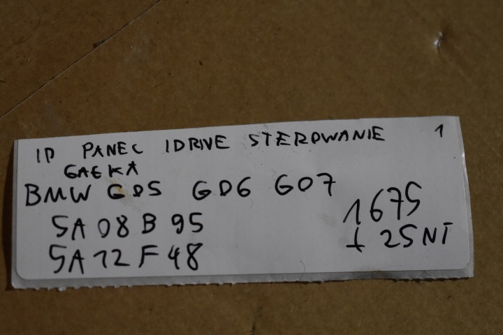 PARFAIT PANNEAU IDRIVE COMMANDE POMMEAU DE VITESSE CHANGEMENTS VITESSE BMW G05 G06 G07 1