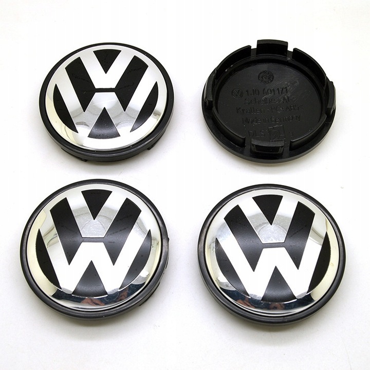 TAPACUBOS TAPAS CIEGAS KAPSLE ZNACZKI PARA DISCOS VOLKSWAGEN - 56 MM 4 PIEZAS 