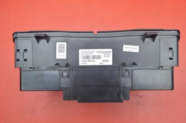 COMPTEUR TABLEAU DE BORD EUROPE 1K0920872J VW GOLF 5 V PLUS 1.6 FSI 115 KM 03-09