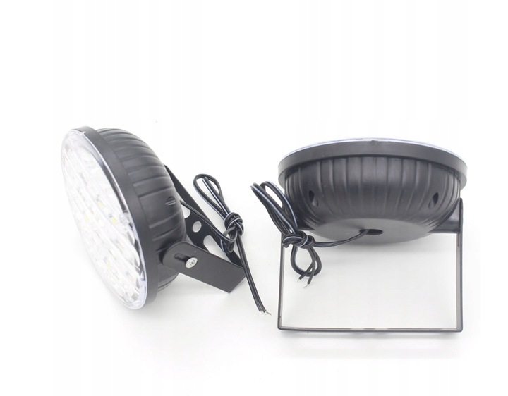 2 PIEZAS 12V 18DIODO LUMINOSO LED RENDONDOS DE AUTOMÓVIL LUZ DIODO LUMINOSO LED DO CONDUCTOR DE DÍA DRL 