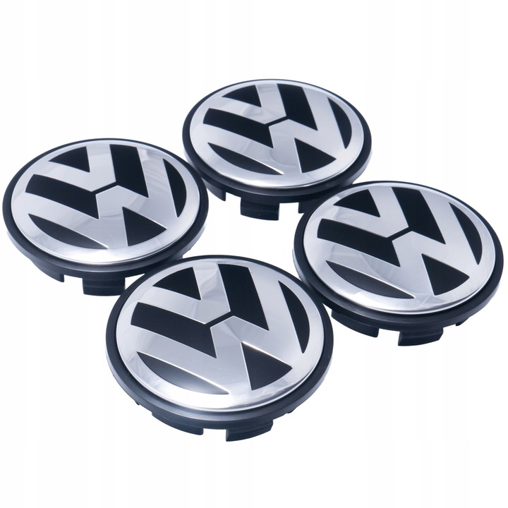 VW TAPACUBOS KAPSLE TAPAS CIEGAS DO DISCOS VOLKSWAGEN 65MM DEKLE 4SZT. JUEGO 