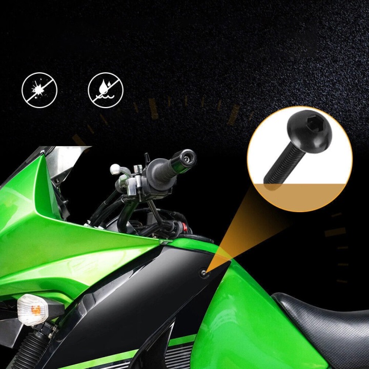 BOULONS TÔLES CARÉNAGE MOTOCYCLETTE KIT 198SZT VERS PLASTIQUE SCOOTER QUAD