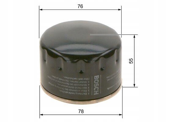 BOSCH 0 451 103 141 FILTRE HUILES
