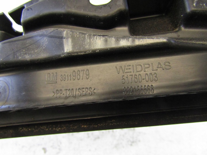 OPEL ASTRA K V ADMISSION GUIDE D'AIR 39119879