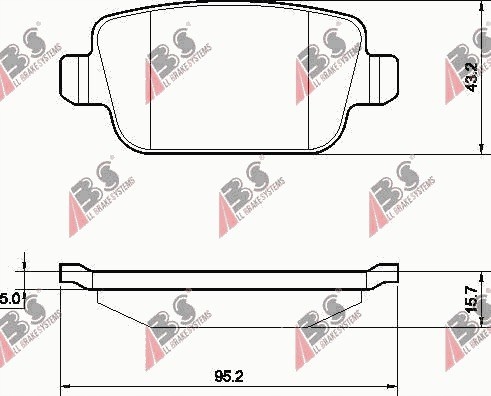 ZAPATAS DE FRENADO PARTE TRASERA FORD FOCUS II 2005- 