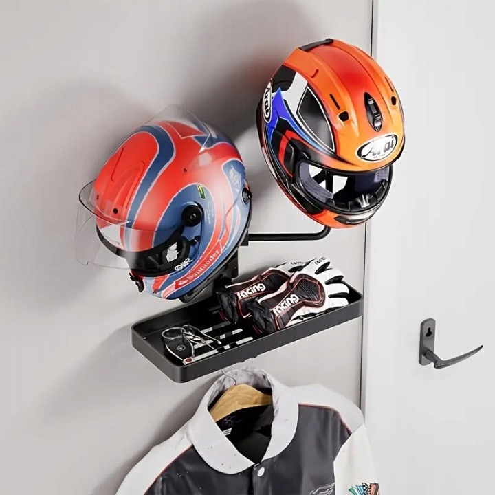 3W1 POIGNÉE SCIENNY SUR CASQUE MOTOCYCLETTE AVEC SUPPORT SUR KURTKE OBROT À 180°