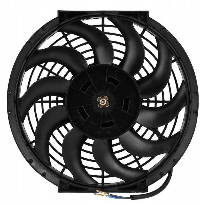 UNIVERSAL VENTILADOR DEL RADIADOR 12V 80W NEGRO 