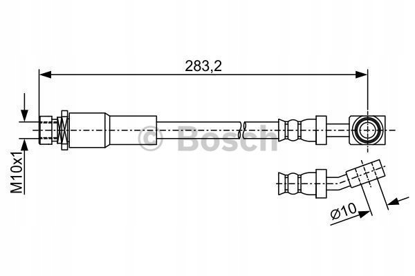 FIL FREIN FLEXIBLE BOSCH 1987481972 BOSCH 1 987 481 972 FIL
