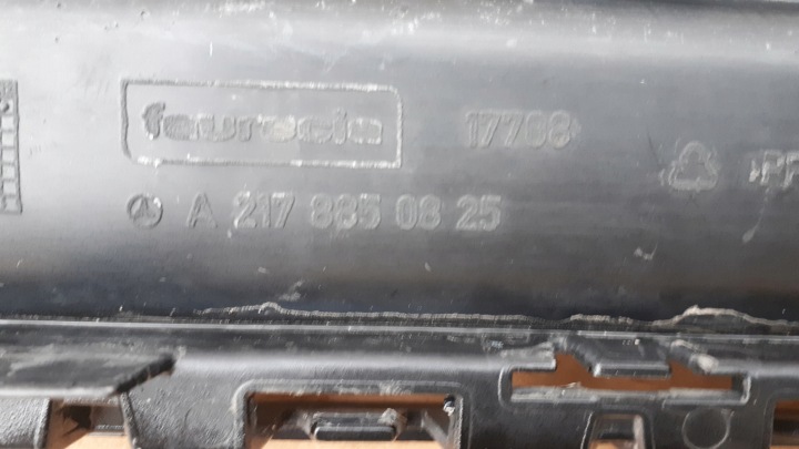 MERCEDES AMG W217 DIFFUSEUR SPOJLERZDERZAK ARRIÈRE ARRIÈRE CARBONE