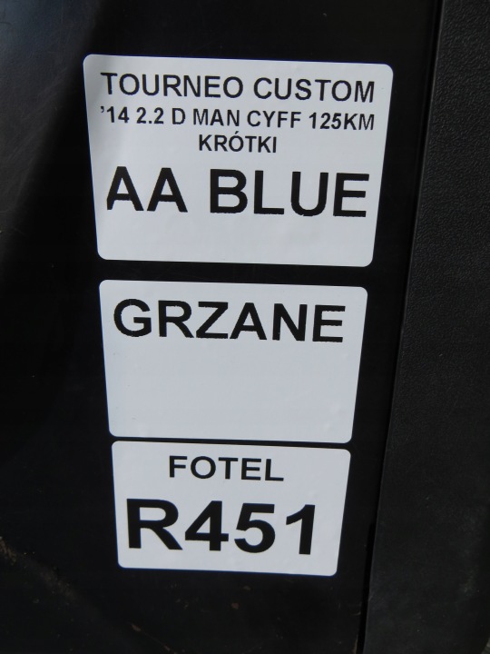 FORD TRANSIT TOURNEO CUSTOM SIÈGE PASSAGER DEUX RÉCHAUFFEUR 12-