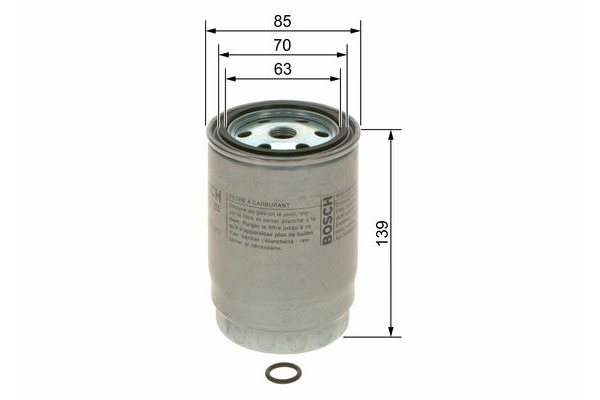 FILTRE CARBURANTS BOSCH F 026 402 255 F026402255