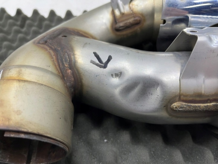 ÉCHAPPEMENT PORSCHE CAYENNE III 9Y 17R.- GAUCHE ARRIÈRE DOUBLE EMBOUT SILENCIEUX