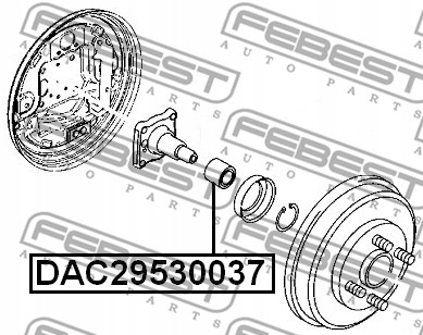 FEBEST DAC29530037 COJINETE RUEDAS 