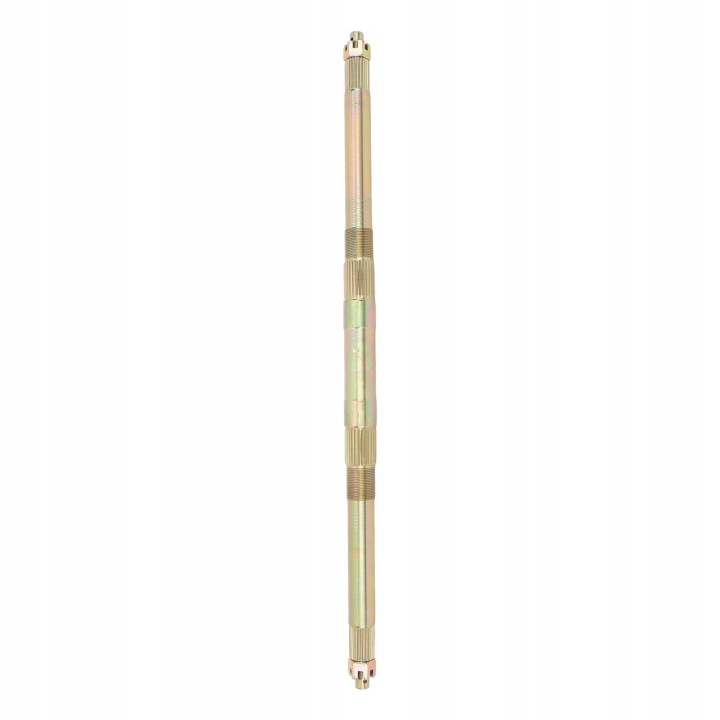 ARRIÈRE AXE GOKARTOWA 610 MM 24 CALES AXE ARRIÈRE AVEC PIED ACIER 23T 28T JT