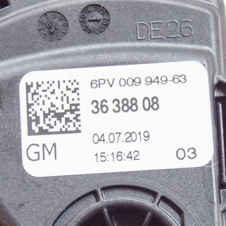 OPEL CROSSLAND X 2019 PÉDALE GAZ ACCÉLÉRATION