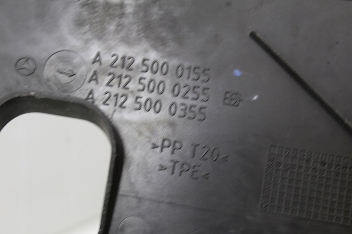 ADMISSION GUIDE D'AIR PROTECTION COURROIE AVANT OE MERCEDES W212 A2125000155