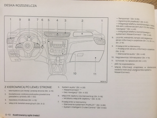 ENSEMBLE NISSAN QASHQAI 2019-21 POLOGNE INSTRUCTION OBSLUGI+NAWIGACJA CONNECT