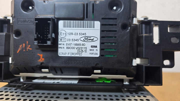 RADIO NAVIGATION FORD TRANSIT CONNECT MK2 13- F1BT-18C815-GK EM5T-18B955-BD