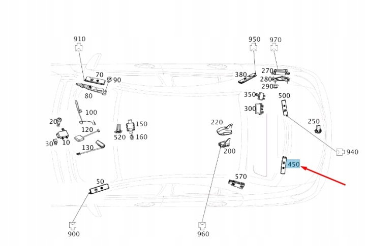 MERCEDES-BENZ ML W166 AMPLIFICATEUR D'ANTENNE A1668201089 2013