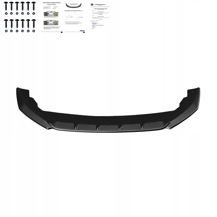 DOUBLURE PARE-CHOCS AVANT SEAT LEON SPORTSTOURER (KL8) 2020- NOIR BRILLANT