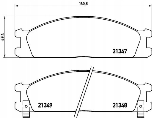 PADS BRAKE FRONT FORD MAVERICK, NI BREMBO P 24 026 photo 2 - milautoparts-fr.ukrlive.com