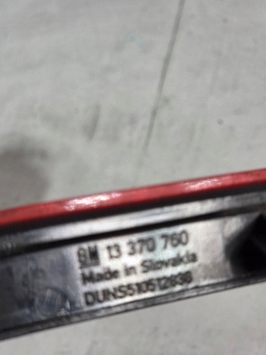OPEL ASTRA J IV LIFT 13- 13370760 DROIT ARRIÈRE ARRIÈRE RÉFLECTEUR PARE-CHOCS ORIGINAL WLKP