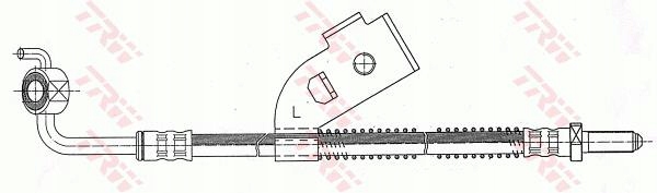 FIL DE FREIN FLEXIBLE FORD ESCORT 90-94 LP