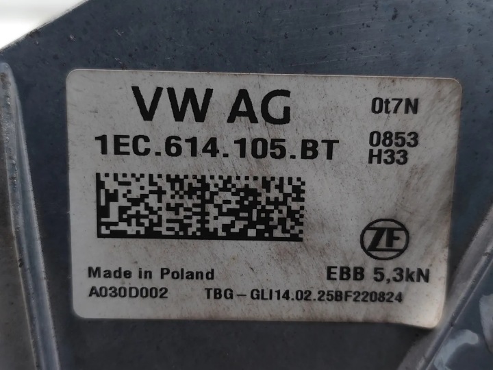 SKODA ENYAQ IV BOOSTER SERVO FREINS AVEC GLOWNYM CYLINDREM 85 210KW (286 HP)