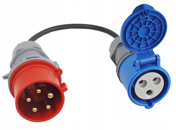ADAPTATEUR SILOWY ADAPTATEUR 16A 5P CEE SUR 16A 3P CAMPING ELEKTRYK EV