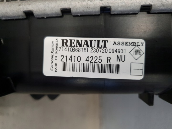 RENAULT CLIO V CAPTUR ADBLUE RADIATEURS 1.5 DCI