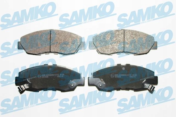 ZAPATAS DE FRENADO PARTE DELANTERA 5SP566 SAMKO HONDA ACCORD 