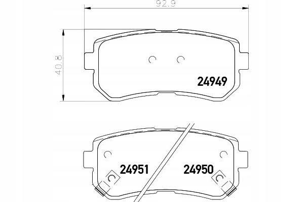 ZAPATAS DE FRENADO HYUNDAI T. I20- IX20 08- CON ESP 