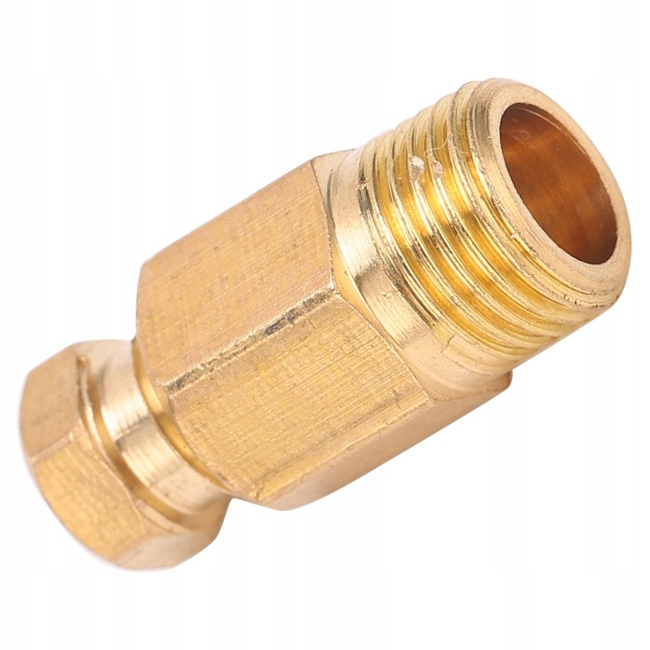 RACCORD RUROWE HUILEUX SIMPLE EN LAITON VERS MIEDZIANEGO NYLONOWEGO KANALU ALUMINIOWEGO PD418