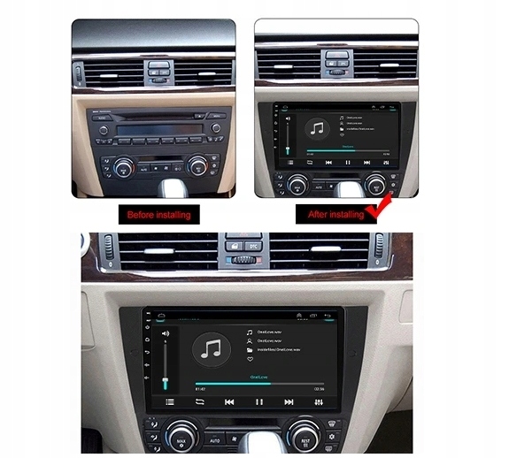 BMW 3 E90 E91 E92 E93 RADIO GPS ANDROID 2GB 32GB 