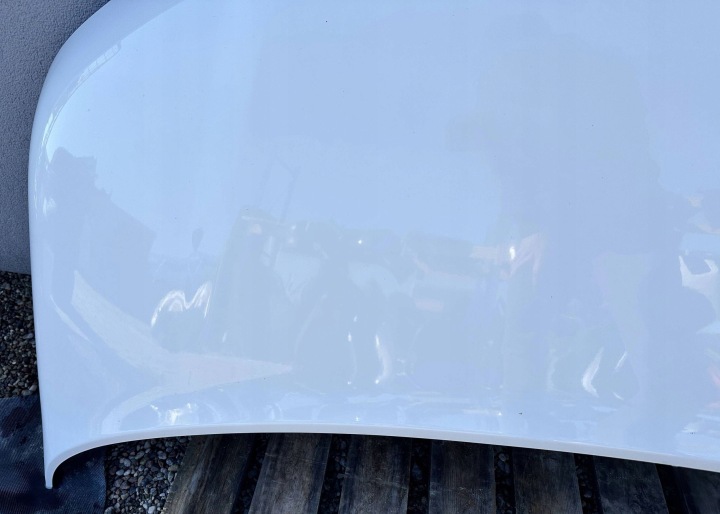 VW TRANSPORTER T5 CAPOT AVANT COUVERCLE MOTEUR BLANCHE