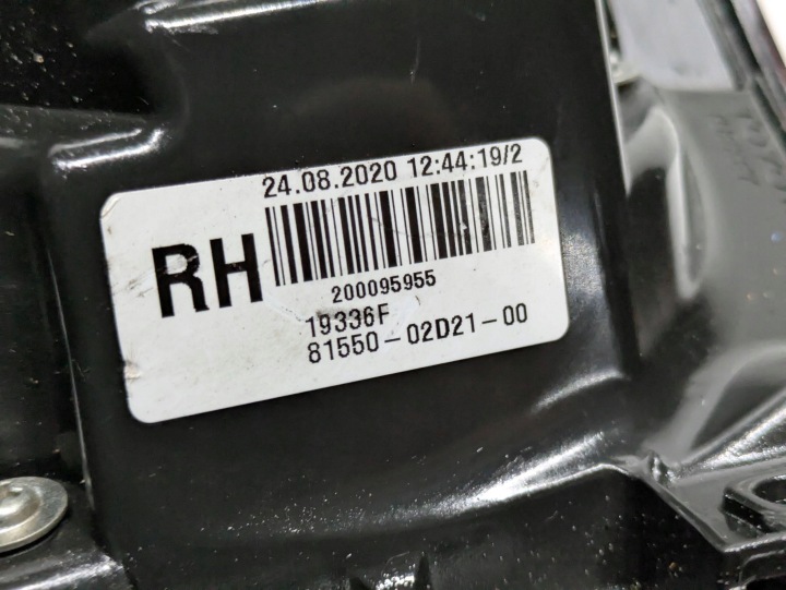 PHARE ARRIÈRE ARRIÈRE CÔTÉ DROITE TOYOTA COROLLA E210 E21 19336F
