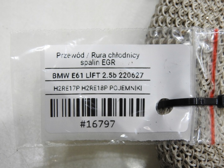 TUYAU TUYAU EGR BMW E61 2.5I 7574954