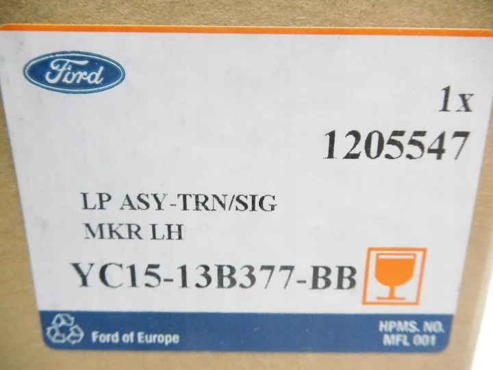 CLIGNOTANT GAUCHE LATÉRAL FORD TRANSIT 00-06 OE 1205547