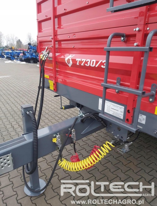 REMORQUE ROLNICZA TANDEM PALETOWA METAL-FACH T730 8T 10T 12T