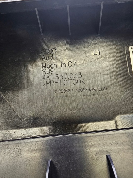 PLANCHE COCKPIT CONSOLE AUDI A6 C8 4K 4K1857033 ORIGINAL